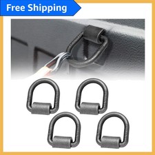 4 Pack 12,000 lbs MBS Weld-On D Rings - Durable Tie Down Anchors for Trailers