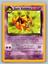 Dark Kadabra 39/82 NM Team Rocket Unlimited Pokemon on eBay