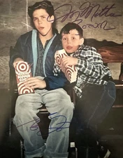 Leave It To Beaver Jerry Mathers and Tony Dow signed 8x10 photo read description