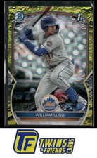 2023 Bowman #BCP-141 William Lugo Chrome Prospects Yellow Lunar Refractors #/75