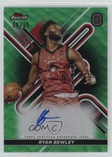 2022-23 Finest OTE Overtime Elite Green Wave Refractor 4/99 Ryan Bewley Auto nd3