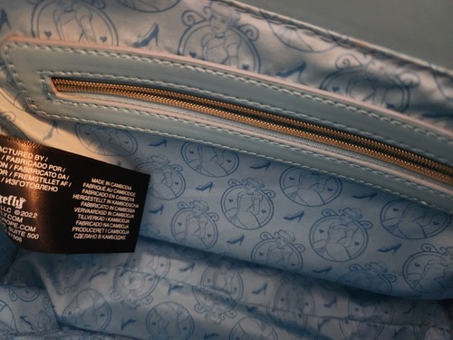 Disney Cinderella Loungefly Handtasche Puderblau - Bild 6 von 16