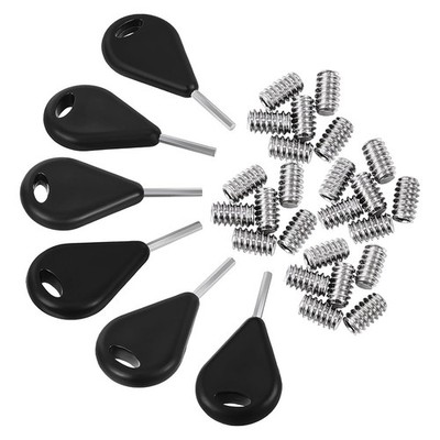 6 Stück Surf Fin Key Surfing Surf Fin Key mit 24 Stück Fin Schrauben Univer5296