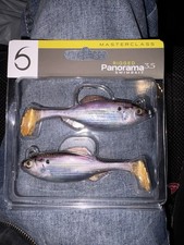 6th Sense MASTERCLASS Rigged Panorama 3.5 Swimbait Silver Gold 1/8 oz 2 Pack