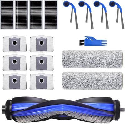 Staubsauger Zubehör für ECOVACS DEEBOT T80 Omni - Hauptbürste, Wischtücher, S...