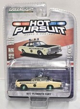 Hot Pursuit 1977 Plymouth Fury Tennessee State Police Greenlight Green Machine 
