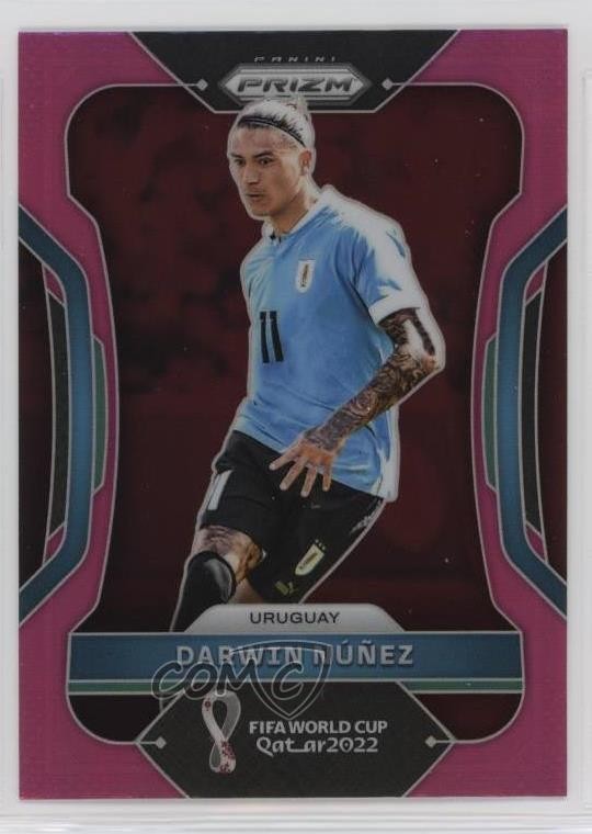 2022 Panini Prizm World Cup Qatar Pink Prizm Darwin Nunez Darwin Núñez #273 14tf