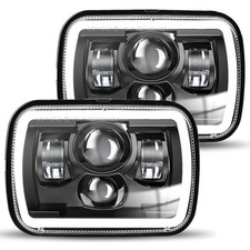 New Z Beam 5x7 Led Headlights DOT Approved 7x6 LED Headlights 500 Brighter S...