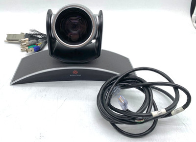 POLYCOM EAGLEEYE 3 MPTZ-9 VIDEO CONFERENCE 1080p HD CAMERA W/ PLUGS&CABLES