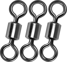 Fishing Barrel Swivels, 40 to100-Pack Swivels Fishing Tackle Freshwater Saltw...