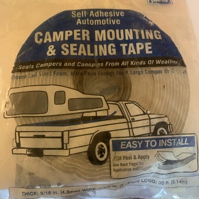 Carrand 01055 Truck Canopy Camper Mounting Weatherstrip Sealing Tape 30