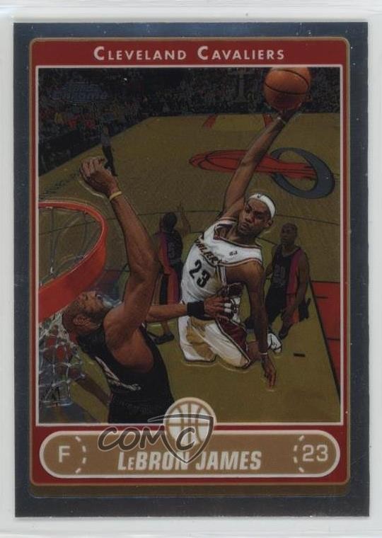 2006-07 Topps Chrome LeBron James #67 00rs