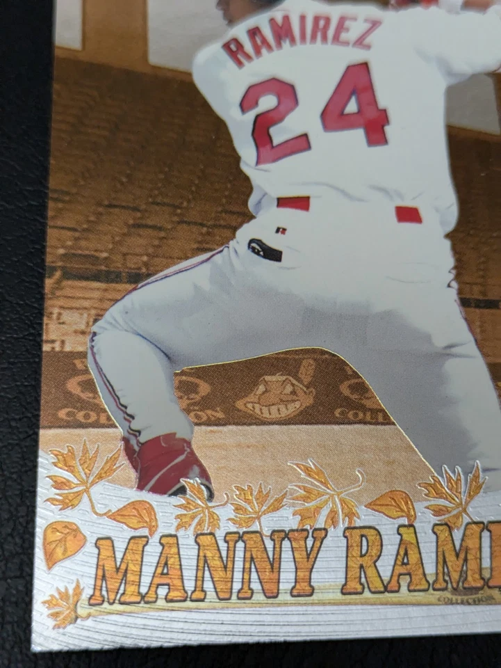 Colección Pacific Crown 1996 October Moments #OM18 Manny Ramírez como nuevo envío y devolución gratuitos Foto 4 de 4