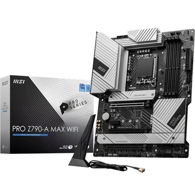 MSI PRO Z790-A MAX WIFI WiFi ATX Intel LGA1700 DDR5 4-DIMM Gaming HDMI