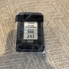 Canon PG-243 Black Ink Cartridge, Pigment-Based Ink- sealed
