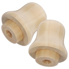 2pcs Tuning Fork Holder Wooden Stand - Tuning Fork Base Rest - Sound Healing