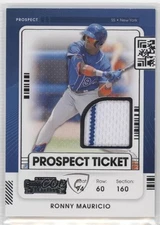 2021 Panini Contenders Prospect Ticket Jersey Ronny Mauricio #PTJ-RM 7eo