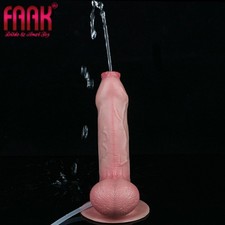 Silicone Squirting Cock Ejaculating Dildo Realistic Cums Suction Cup Sex Toys US