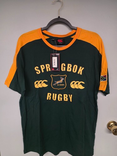 South Africa Springbok Rugby Large BNWT Canterbury