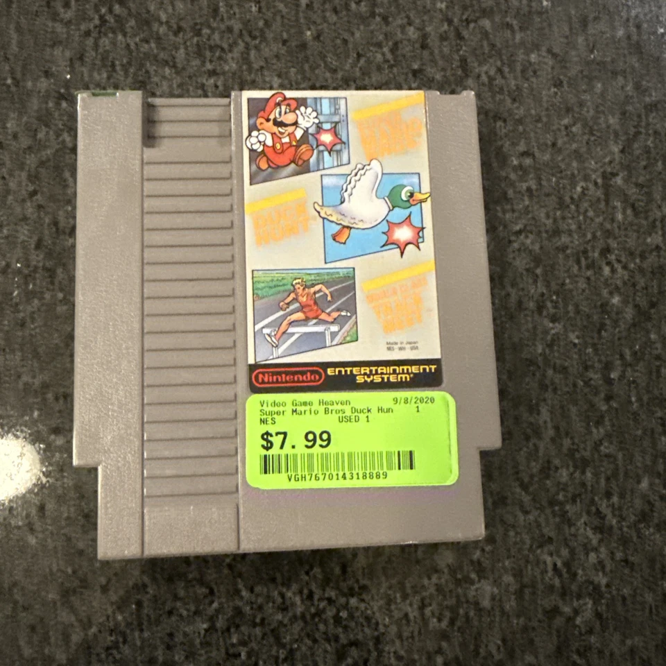 Super Mario Bros-Duck Hunt World Class Track Nintendo NES Games - Image 2 of 3