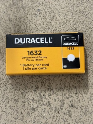 6-Pack CR1632 Duracell 3 Volt Lithium Coin Cell Battery
