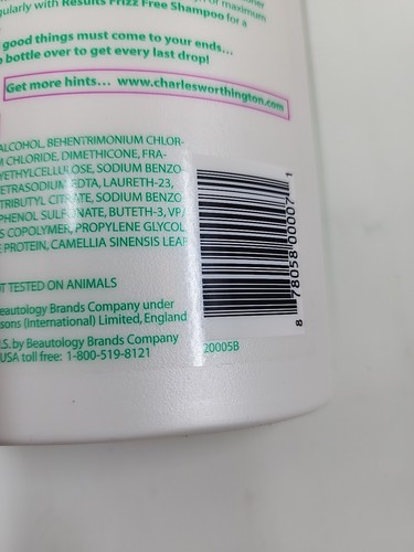 Charles Worthington London Results FRIZZ FREE Conditioner 11 oz - Picture 10 of 10