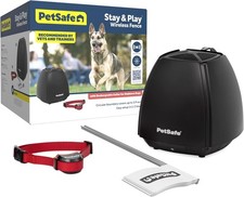 Wireless Pet Containment System-No Dig Electric Fence-3/4-Acre Yard