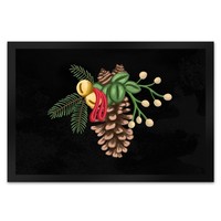 Tannenzapfen Weihnachtsdekoration FußMatte XL In 40X60 Cm