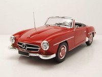Mercedes 190 Sl Cabrio W121 1955 Rot Modellauto 1:18 Minichamps