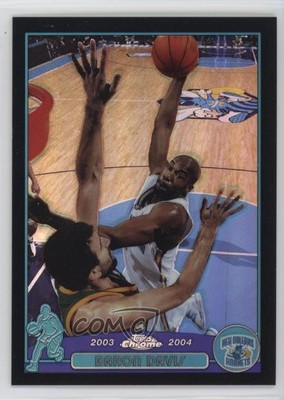 2003-04 Topps Chrome Black Refractor /500 Baron Davis #29
