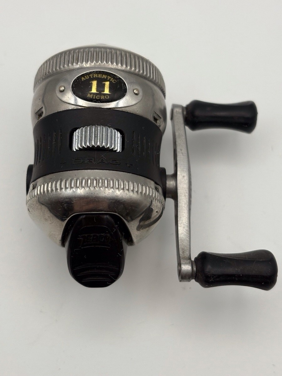 【極美品】 osman spincast reel Japan vintage Authentic Zebco Micro 11 Spincast Fishing Reel 11MA-M7 Vintage