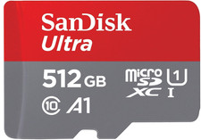 SanDisk 512GB Ultra microSDXC Memory Card, SDSQUAC-512G-GN6MA, NEW, FREE SHIP 
