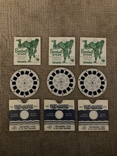 LOT OF 3 VTG VIEW-MASTER REELS REEL BASEBALL STARS OF THE MAJOR LEAGUES MLB 1952