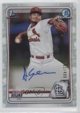 2020 Bowman Chrome Prospects Refractor 101/499 Alvaro Seijas #CPA-AS Auto 2a9