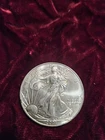 Silver 2001 American Eagle 1 oz. Fine Silver  .999 US Mint 1oz Coin  toning