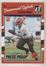2016 Donruss Rookies Press Proof Blue Emmanuel Ogbah #315 3a3