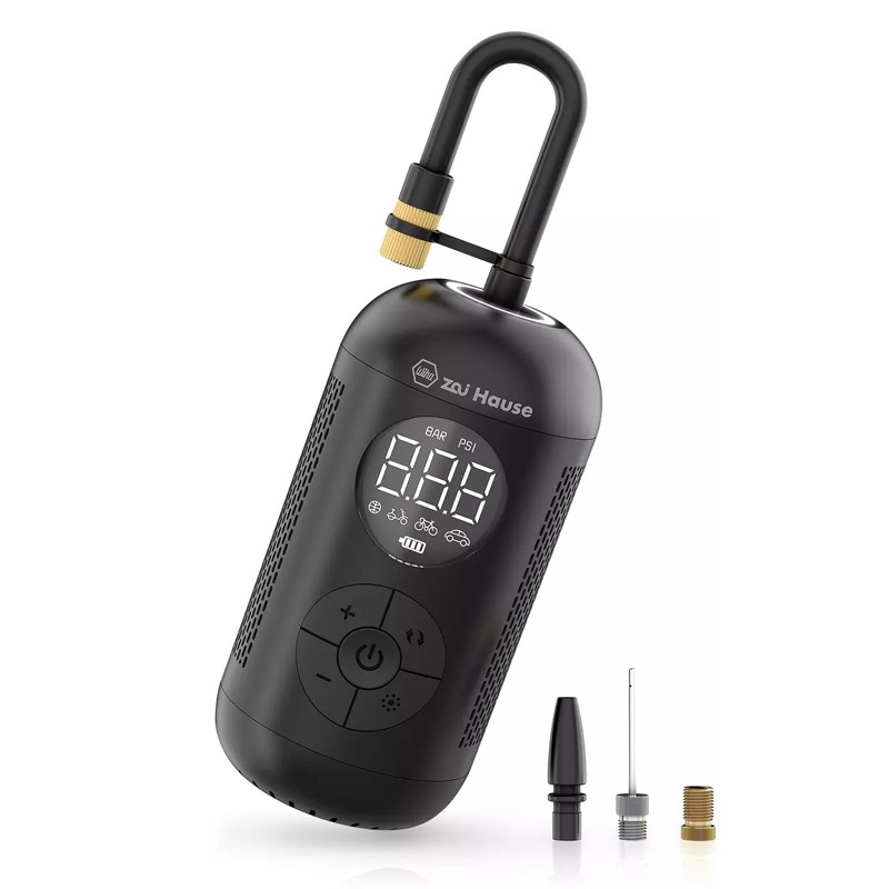 Wiha zai Hause Akku-Luftpumpe 6-teilig 3,7 V 4,0 Ah Li-Ion mobiler Kompressor