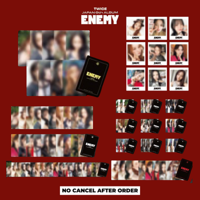 TWICE ALBUM ENEMY TRADING CARD ALL VERSION JAPAN POB PHOTOCARD