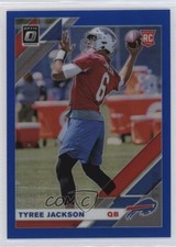 2019 Panini Donruss Optic Rookies Blue Prizm 104/150 Tyree Jackson #133 13c1