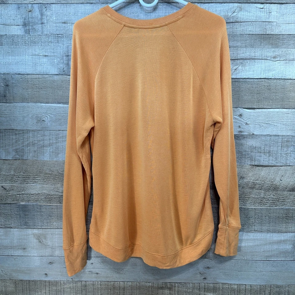 Top Atlético Athleta Naranja Modal Poliéster Manga Larga Mujer Talla M Foto 3 de 4