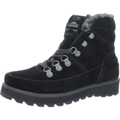 Roxy Womens Sadie Black Leather Ankle Boots Shoes 6 Medium (B,M) BHFO 1652 - Picture 1 of 3