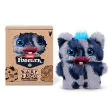 New Fuggler Baby Fugg Screech Edition 3.5" Blue Grey Mohawk Plush Toy