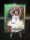 Topps Bowman University Chrome Ashton Hardaway #93 Autograph Green Shimmer Sain…