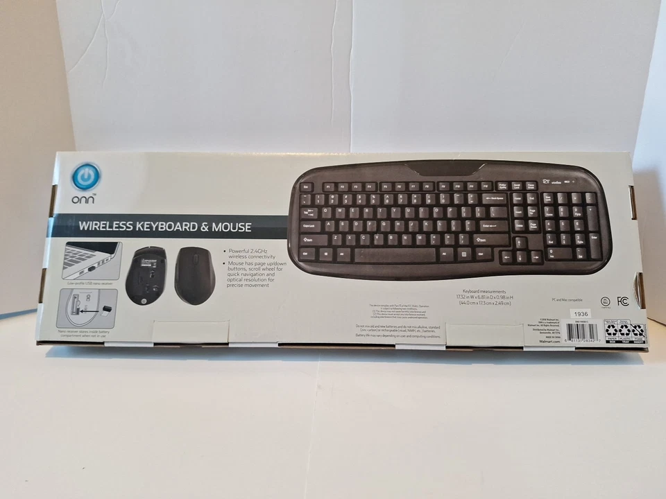 onn wireless keyboard and mouse - Image 2 of 2