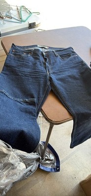 Levi's 550 Relaxed Fit Straight Denim Jeans Blue 5-Pocket Button Accents Men