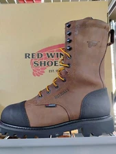 Red Wing Shoes Size 9 Men's Truwelt 10in Steel Toe Boot 4499