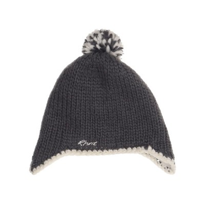 Rhone, Bommelmütze, Größe: ONE SIZE, Grau/Weiß, Unisex (Erwachsene) #u7i
