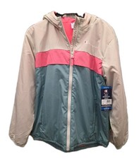 Champion Girls Windbreaker Jacket Size L 10/12 Multi Color- NWT