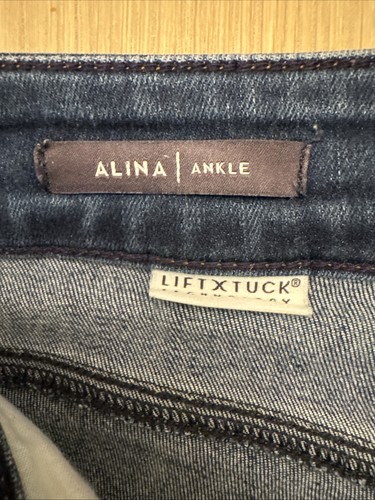NYDJ Womens Alina Skinny Jeans UK10 Blue Stretch Not Your Daughters US6 EU36 - Picture 10 of 14