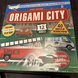 Joel Stern Origami City 12 Models City Map Vehicles New